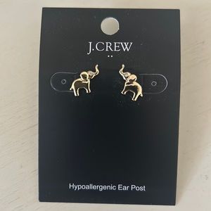 J. Crew Elephant stud earrings